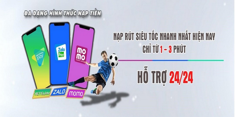 Rút tiền thắng cược về tay cực nhanh chóng chỉ trong 2 phút