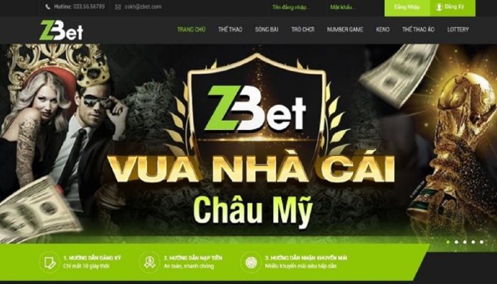 Nhà cái ZBET - Ông vua cá cược đẳng cấp nhất hiện nay