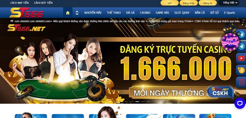 Nhà cái ST666 - Mảnh ghép hoàn hảo cho mọi tín đồ đỏ đen