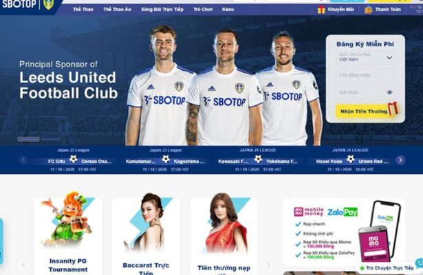 Nhà cái Sbotop - Thiên đường cờ bạc không thể bỏ qua